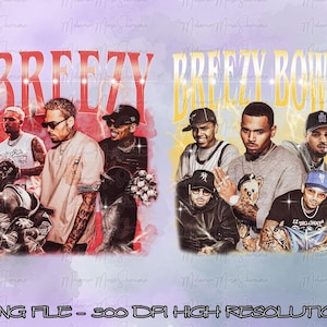 Chris Brown Breezy Bowl XX Tour 2025 T-Shirt Png Design, Bootleg Tee, Chris Brown PNG File Chris Brown 2025 Tour Png Breezy Bowl XX Tour Png
