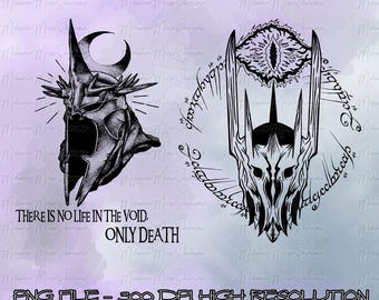 No Life in the Void Png, Eye of Sauron Png, LOT Rings Inspired Png, Middle Somewhere png, Dark Lord Fantasy Reading, The Fellowship Bookish