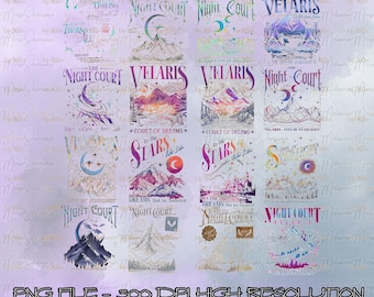 Velaris Ciudad de la Luz Estelar (Png), La Corte Nocturna (Png), Fantasía Librera (Png), Corte de los Sueños, Descarga Digital de Acotar, Amante de los Libros