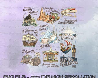 Walt Mouse World Png, Magic Kingdom Png, Animal Kingdom Png, Mouse Parks Png, Mouse Trip Family Matching Png, Theme Park Png