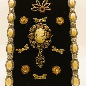 Jewelry Art, Collages, Contemporary Cameo, Eclectic