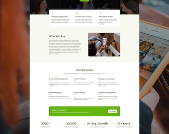 SMM Website Template Kit | Elementor WordPress Theme