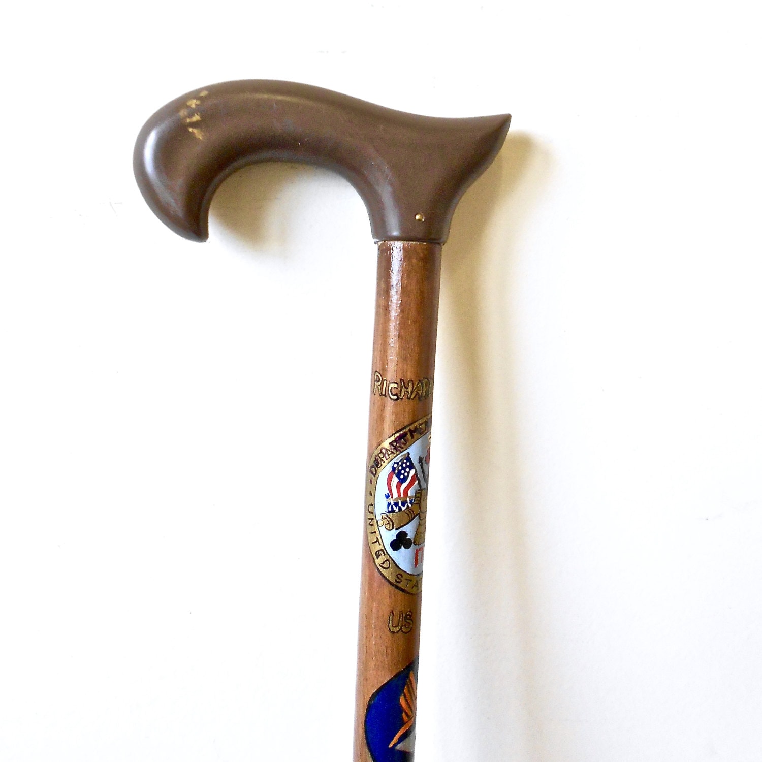 Custom Military Memory Walking Stick Etsy