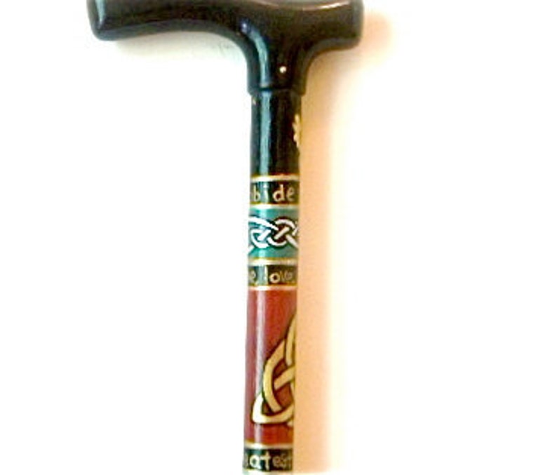 Triskelion Walking Stick Trinity Knot Cane Celtic Knot Work Walking