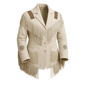 Vintage Western Men’s Leather Jacket – Handmade Cowhide Cowboy Coat, Durable Real Leather Outerwear