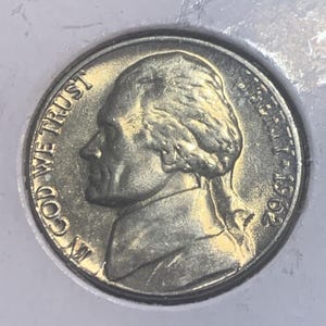 1962 d jefferson nickel (toner)