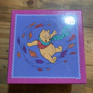 Vintage disney 1990s winnie the pooh 3 nesting storage boxes pooh tigger piglet