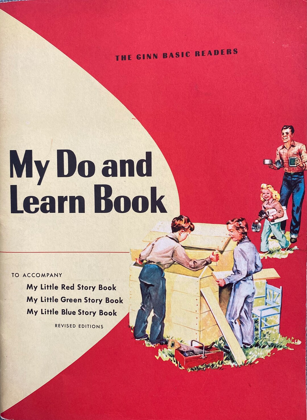 Vintage Pre Primer Childrens Workbook FIVE Pages Colorful Etsy