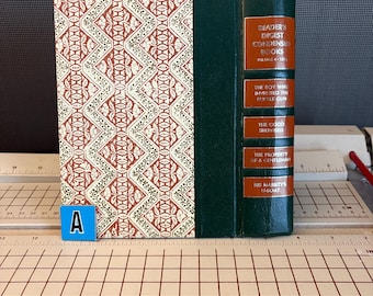 Portadas de libros antiguos rescatados de Readers Digest. Revistas. Manualidades de papel. Scrapbooking. Materiales para manualidades.