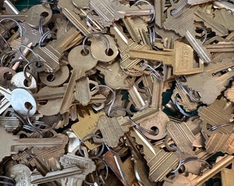 Cut Keys For Crafts Assembelage Jewelry Art