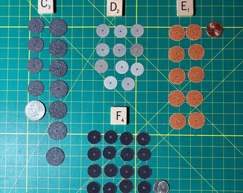 Discos de lija vintage pequeños - Herramienta dental - Técnica mixta - Collage - Elige el color