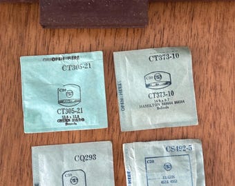 4 cristales de repuesto de acrílico para reloj vintage (nuevos) - Repurpose Collage Create