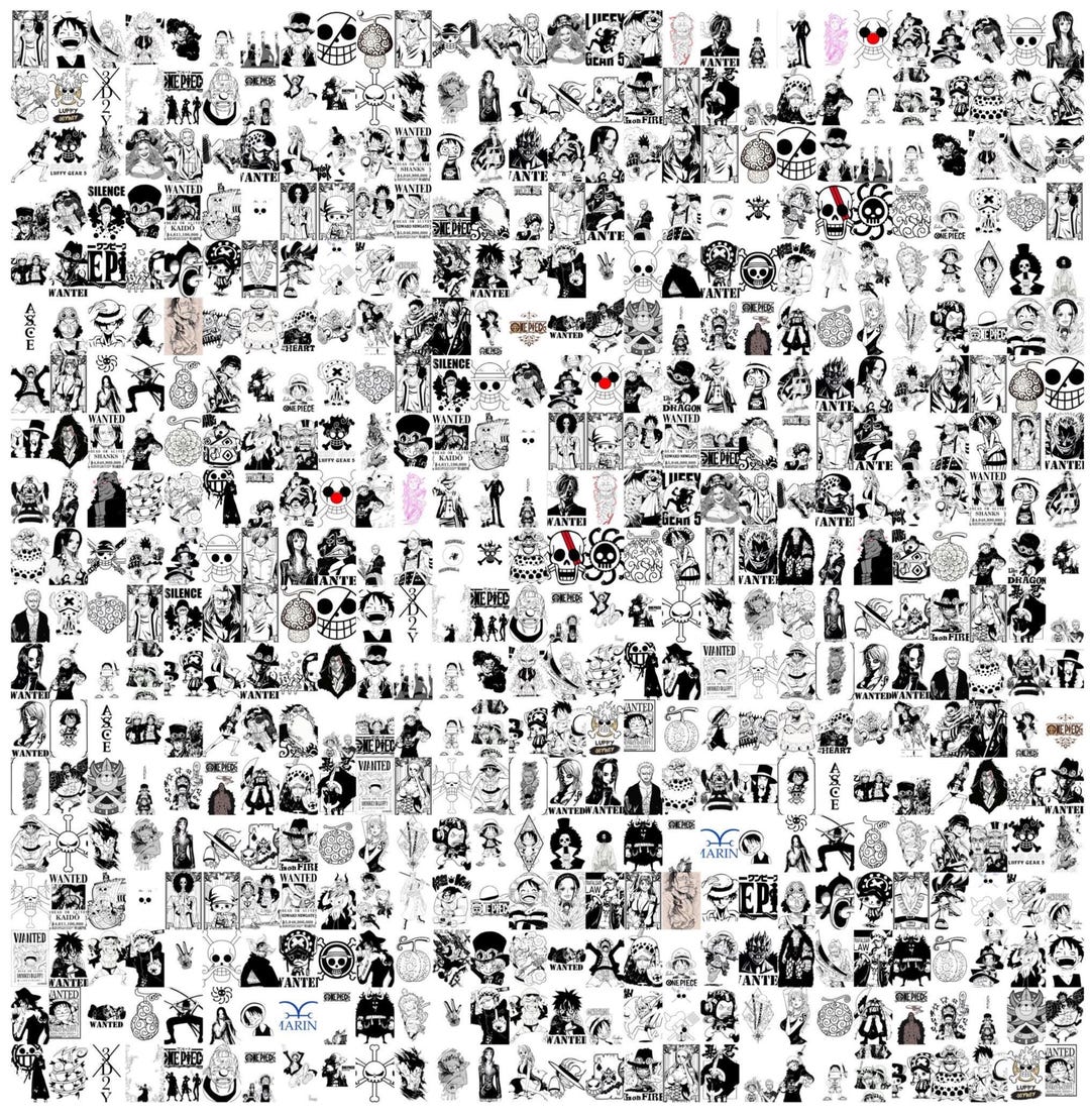 Mega Anime SVG PNG Bundle – Manga Clipart – Cricut Silhouette ...