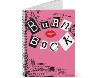 Notatnik spiralny Burn Book – zabawny i odważny dziennik dla nastolatków