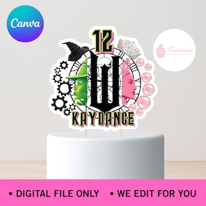 Wicked Movie Digital Cake Topper