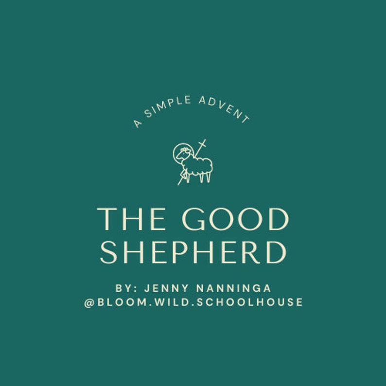 The Good Shepherd an Advent Guide Etsy