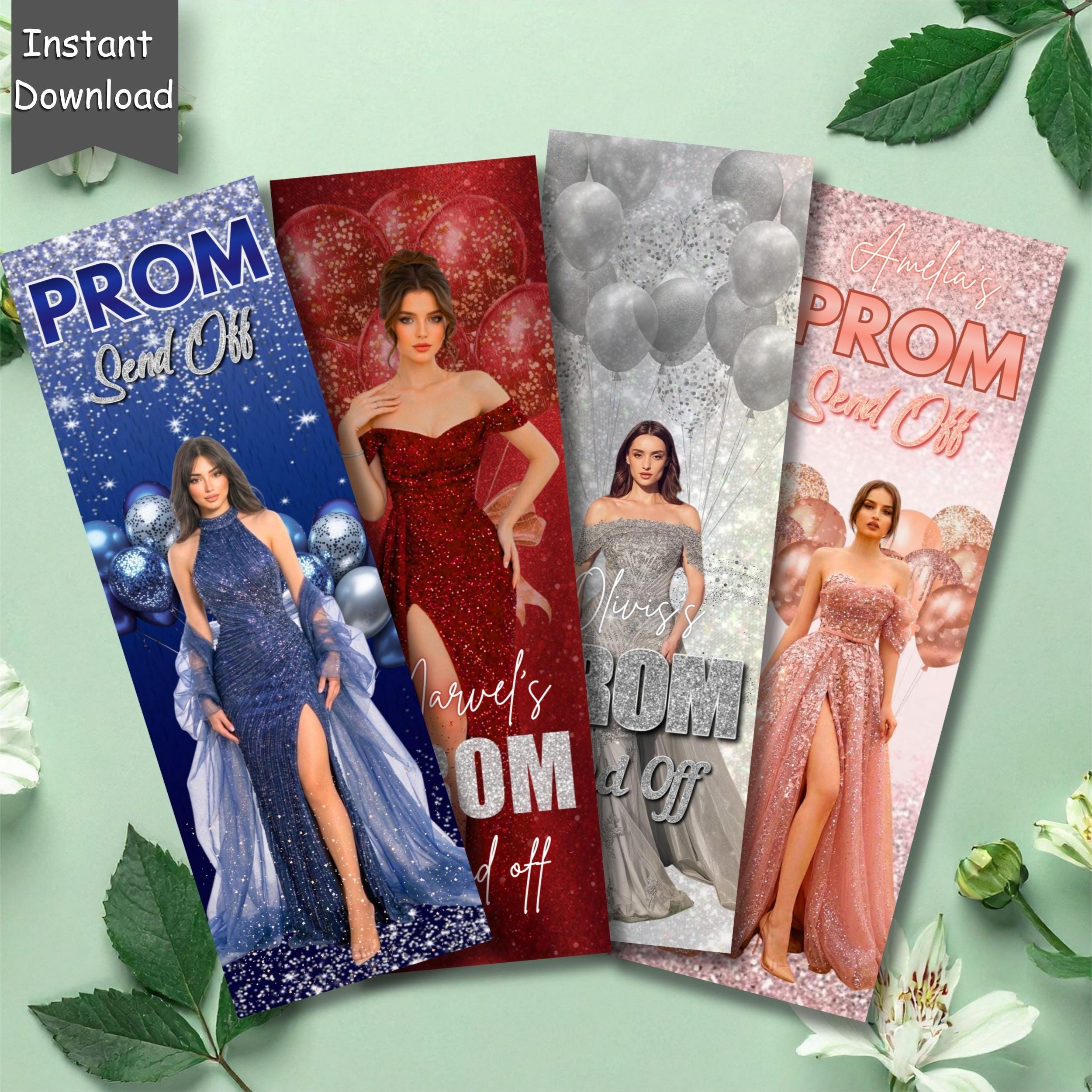 Send Off Program Banner Editable Prom Send off Banner Canva Template, Printable Class of 2026 ...