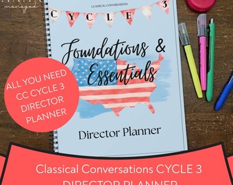 Classical Conversations Cycle 3 DIRECTOR Planner - (Digital Download)