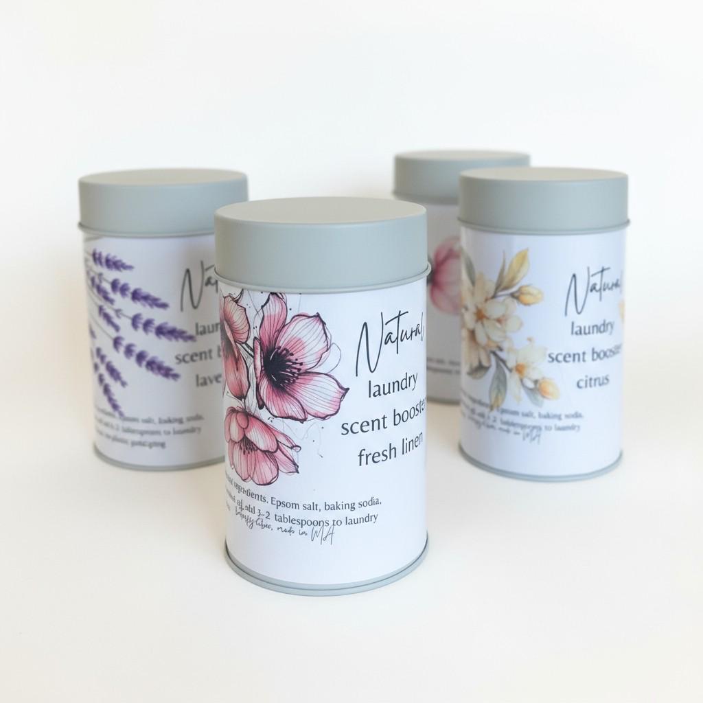 Laundry Brightener Scent Booster Natural Fabric Scent Booster No Artificial Fragrances Zero Waste Simple Ingredients  Booster for In-Wash