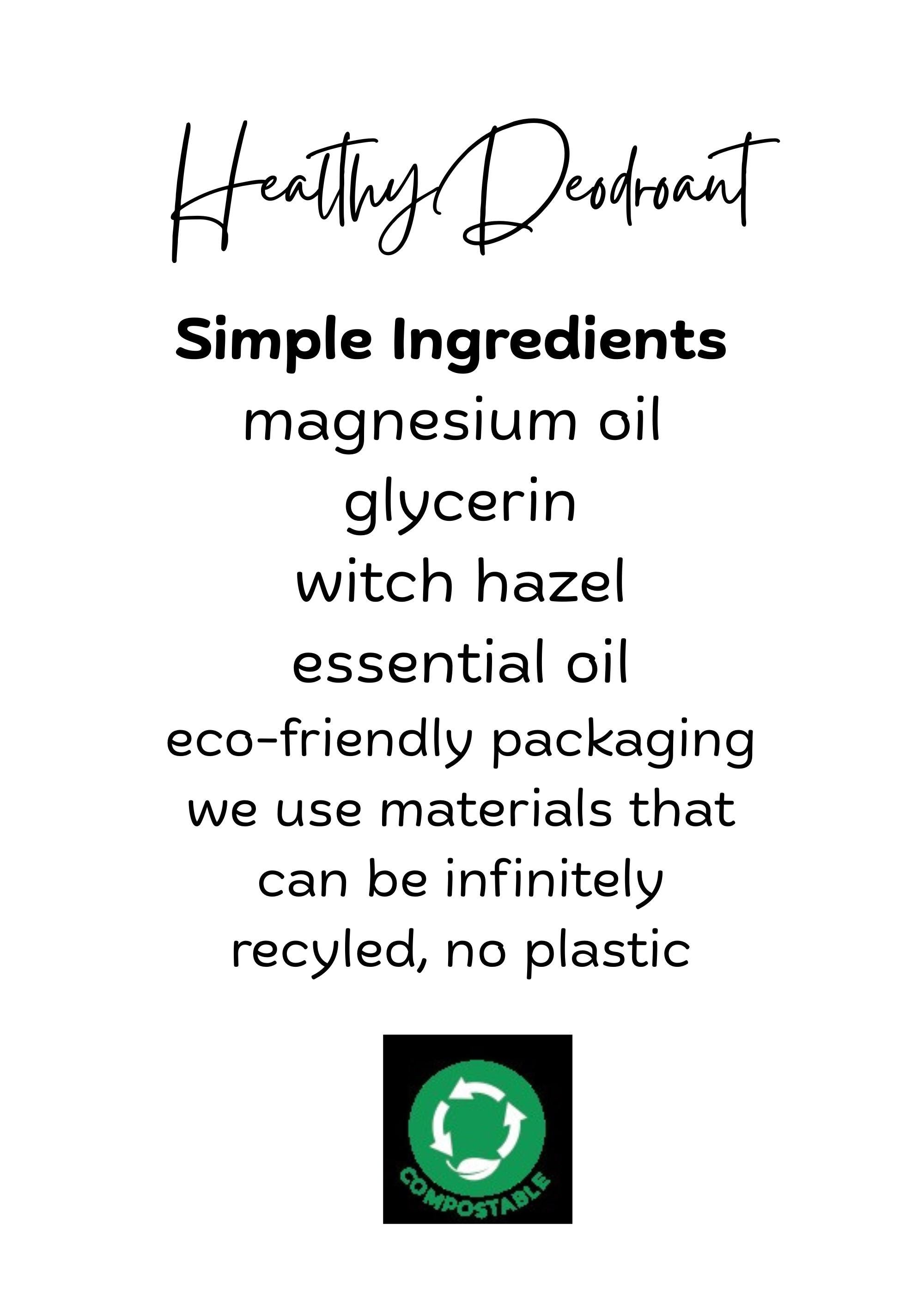 Spray Deodorant Aluminum Free Deodorant Spray-on Made with Magnesium Paraben Free Baking Soda Free Toxin Free Vegan Good for Men and Women - Thumbnail 7