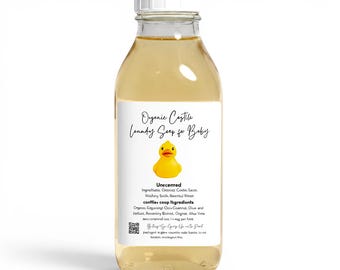 Organic Castile Baby Laundry Soap, Unscented