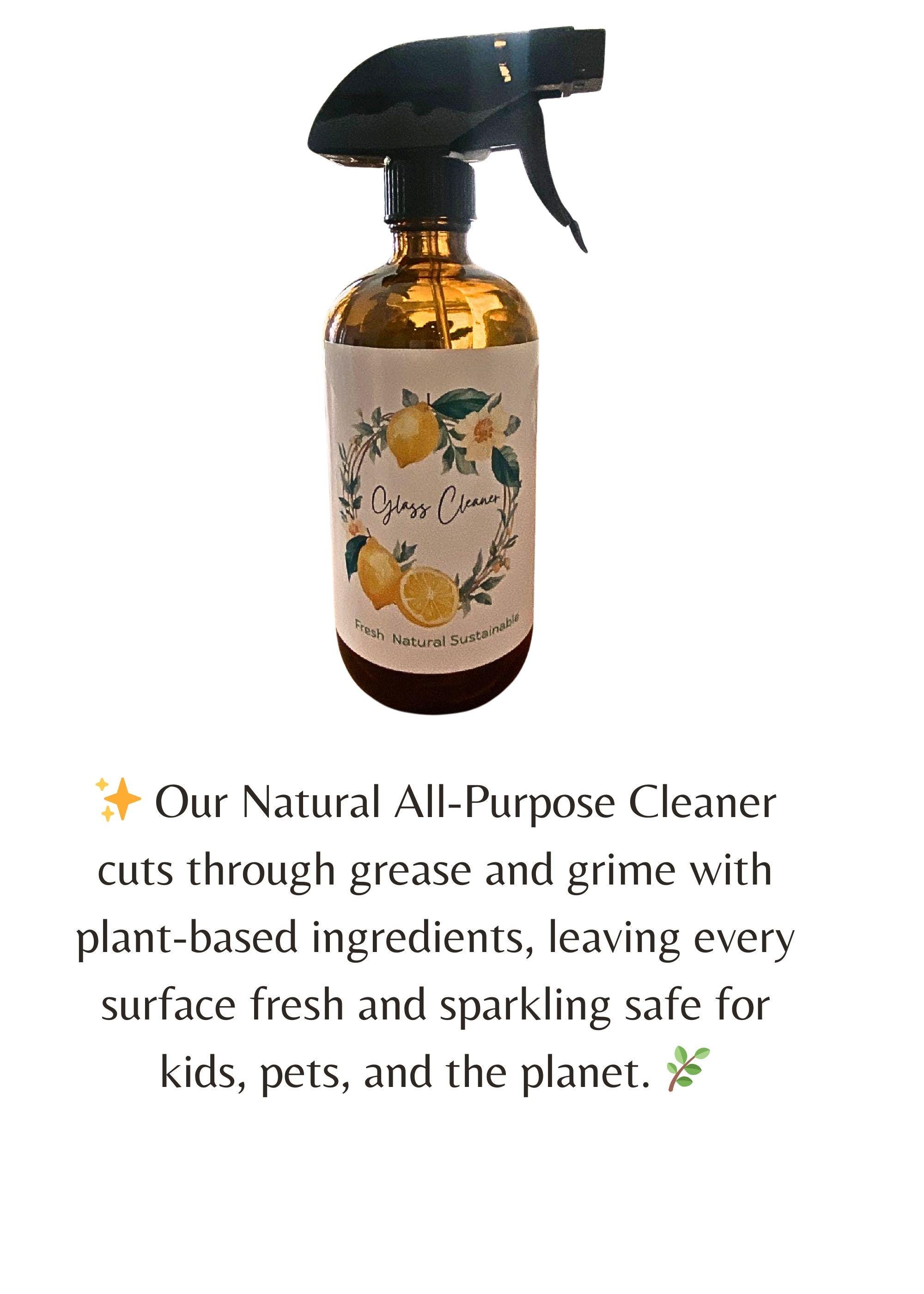 Natural All Purpose Cleaner: Eco-Friendly, Non-Toxic Multi Surface Spray Cleaner for Kitchen and Bath Environmentally Safe - Thumbnail 5