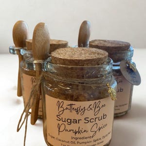 Sugar Scrub Exfoliating Sugar Scrub Organic Moisturizer for Dry Skin  Handcrafted Gift All Natural Skin Care Scrub Self Care Body Essential