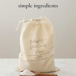 Natural Laundry Powder: Handmade, Chemical-Free, Eco-Friendly Detergent with Zero Waste Packaging