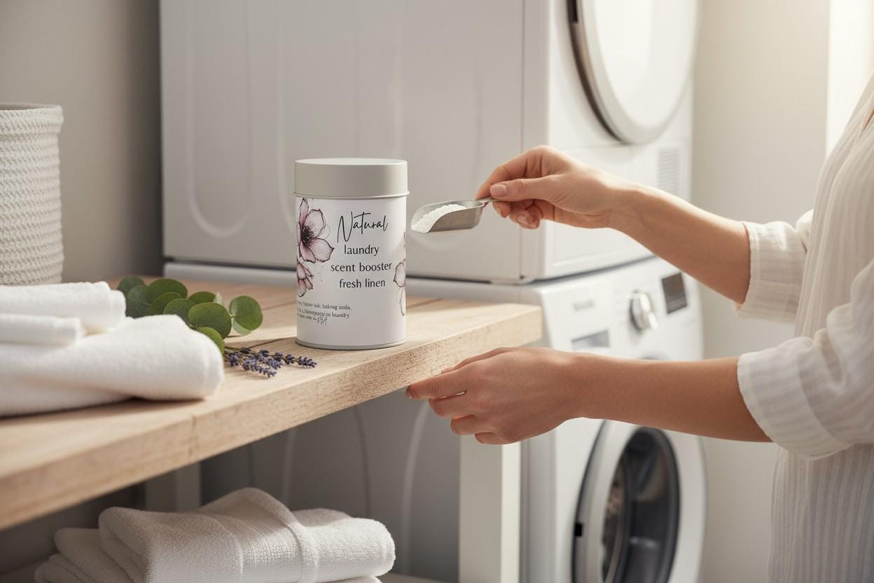 Laundry Brightener Scent Booster Natural Fabric Scent Booster No Artificial Fragrances Zero Waste Simple Ingredients  Booster for In-Wash - Thumbnail 6