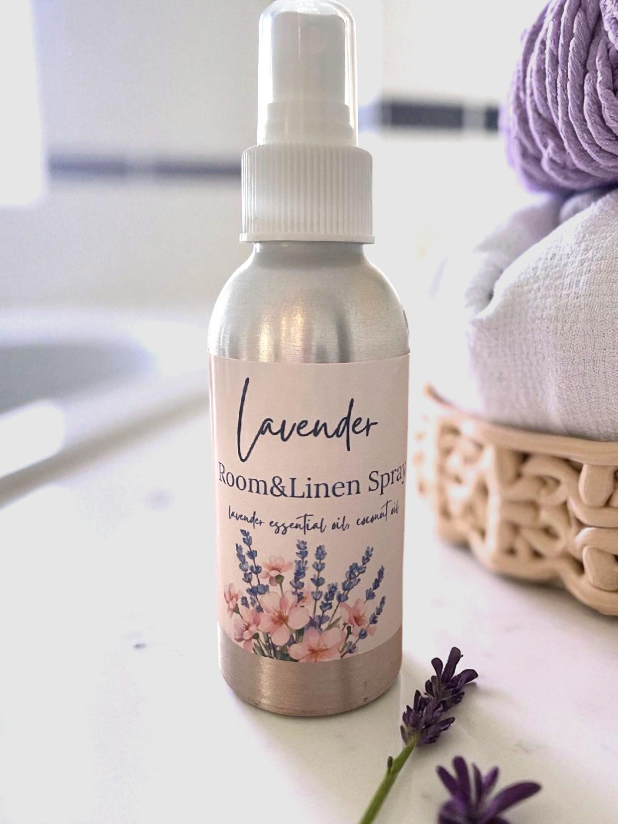 All-Natural Linen Spray: Lavender, Peony & Fresh Linen Scent Freshen Linens, Curtains Room Freshener - Thumbnail 5