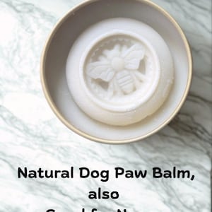 Organic Dog Paw and Nose Balm: Natural Protection & Cracked Paw Relief