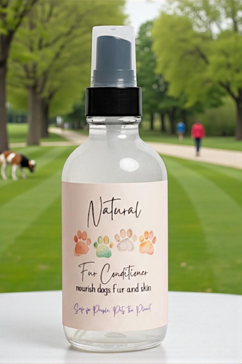 Dog Fur Conditioner Spray, Natural Dog Coat Conditioner Detangler for Fur Shine Spray  Healthy Shiny Dog Coat