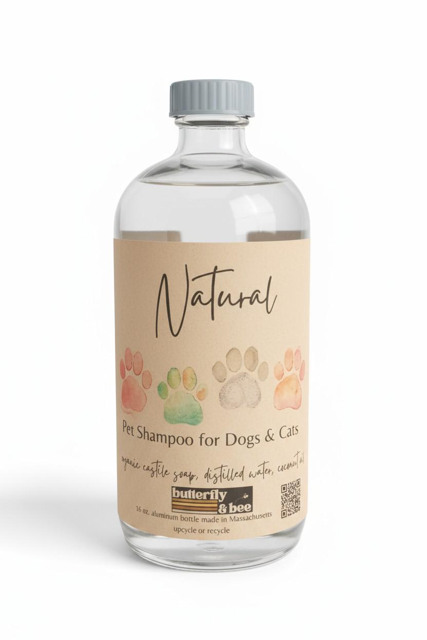 Natural Dog Shampoo, Organic Shampoo for Pets Conditions Fur and Coat - Thumbnail 2
