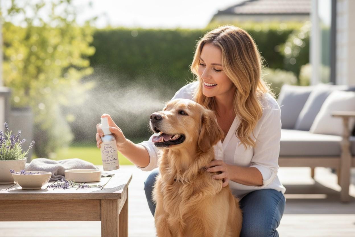 Smelly Dog Spray Fresh Pet Spray Deodorizing Spray  Deodorizer Spray Odor Eliminator for Dogs Natural Coat Conditioner and Detangler - Thumbnail 5