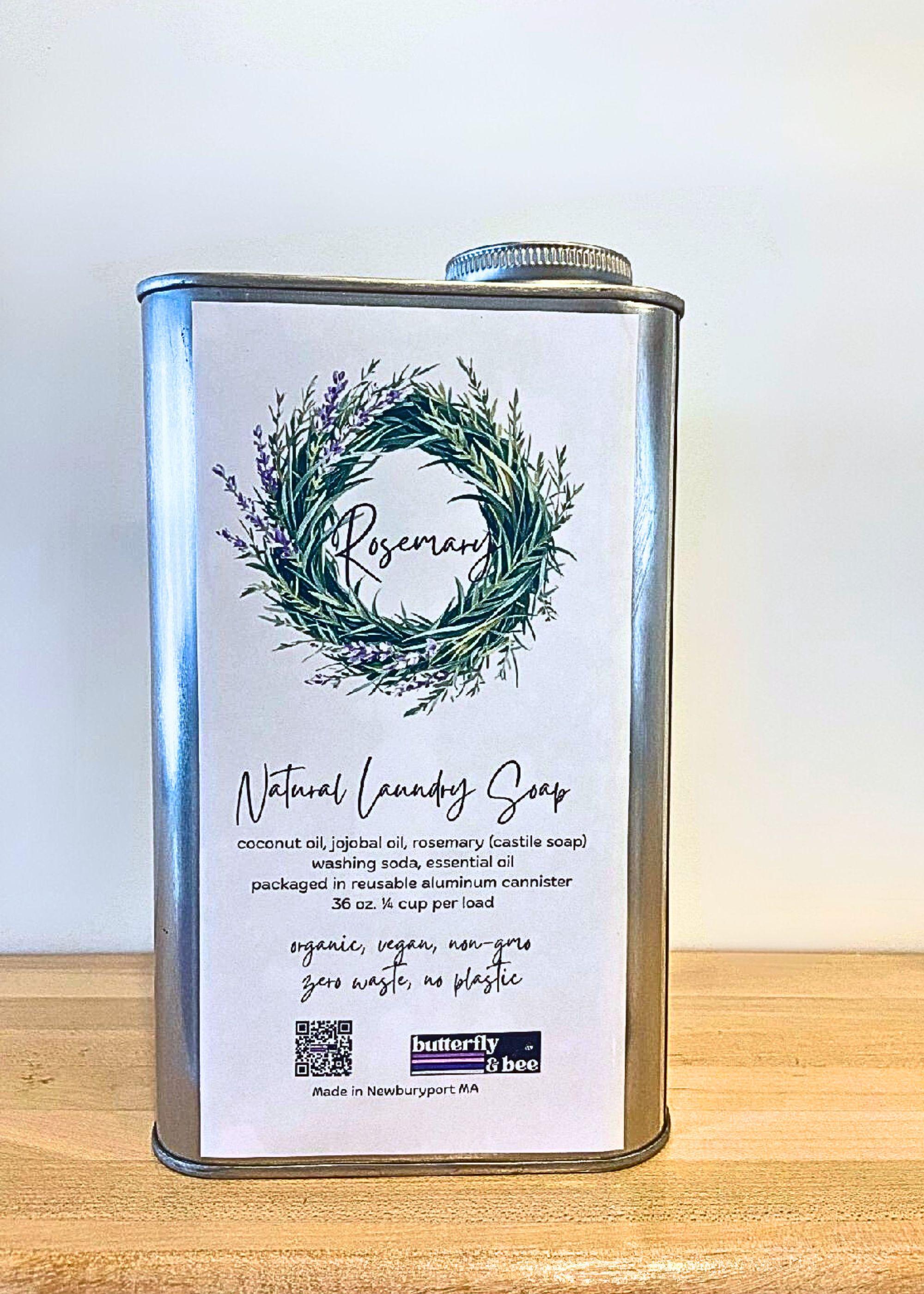 Organic Liquid Laundry Detergent: Natural Detergent, Zero Waste Laundry Container Scented and Unscented Homemade Liquid Laundry Soap - Thumbnail 4