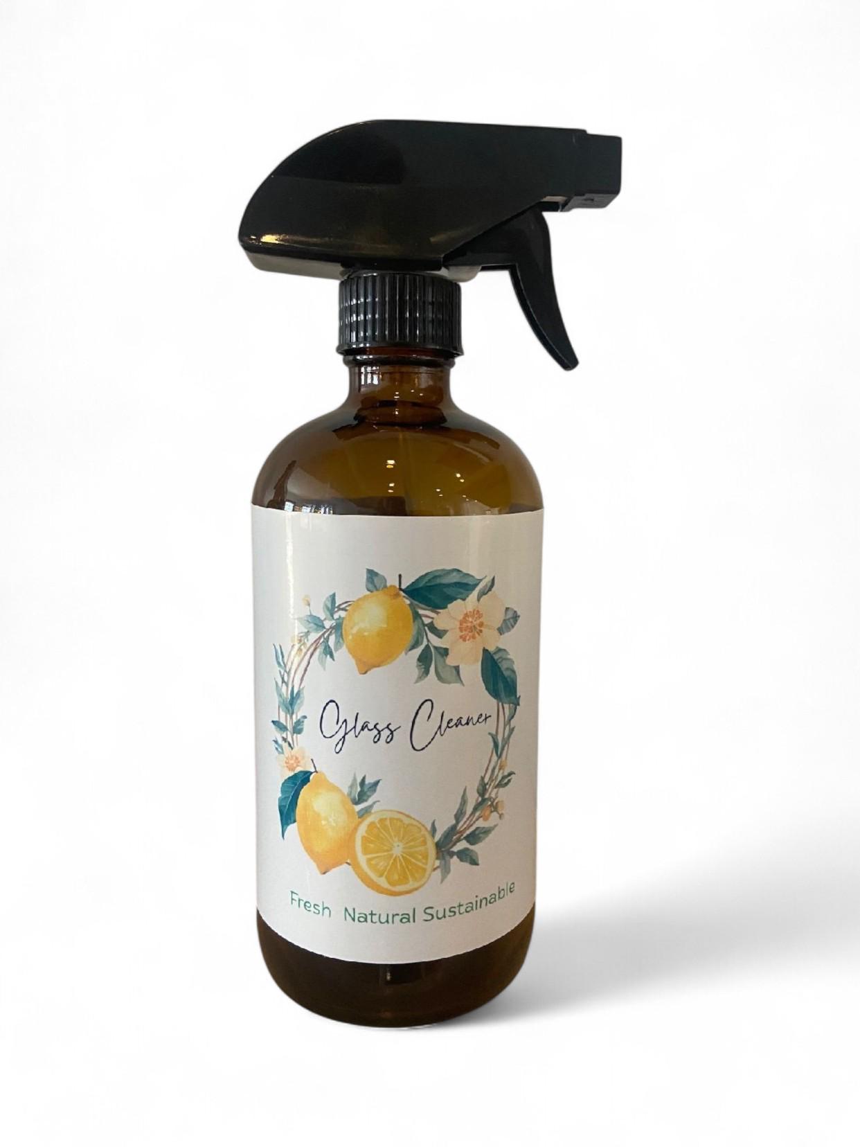 Natural Glass Cleaner and Window Cleaner Bathroom Mirror Cleaner Zero Waste No Streak  Cleaner for Windows and Mirrors - Thumbnail 2