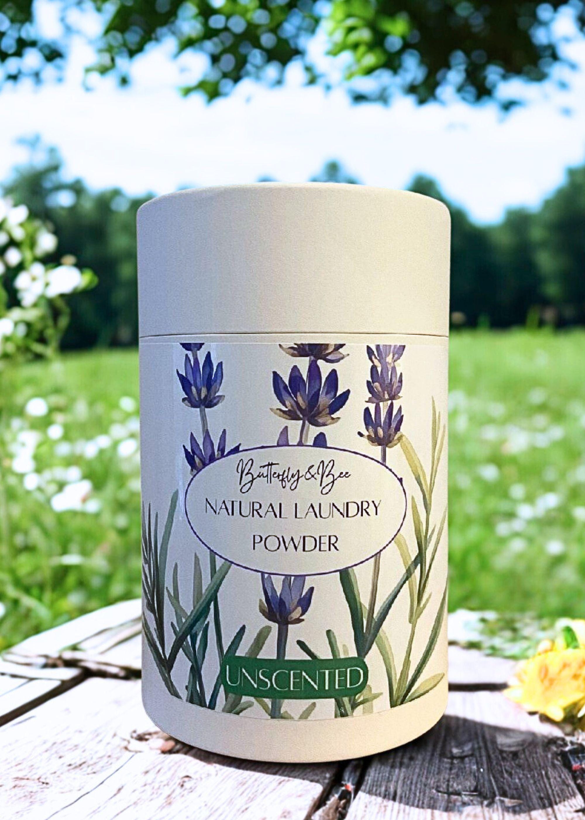 Natural Homemade Laundry Detergent: Powder Laundry Detergent  Non Toxic Laundry in Zero Waste Container Scented and Unscented Options - Thumbnail 3