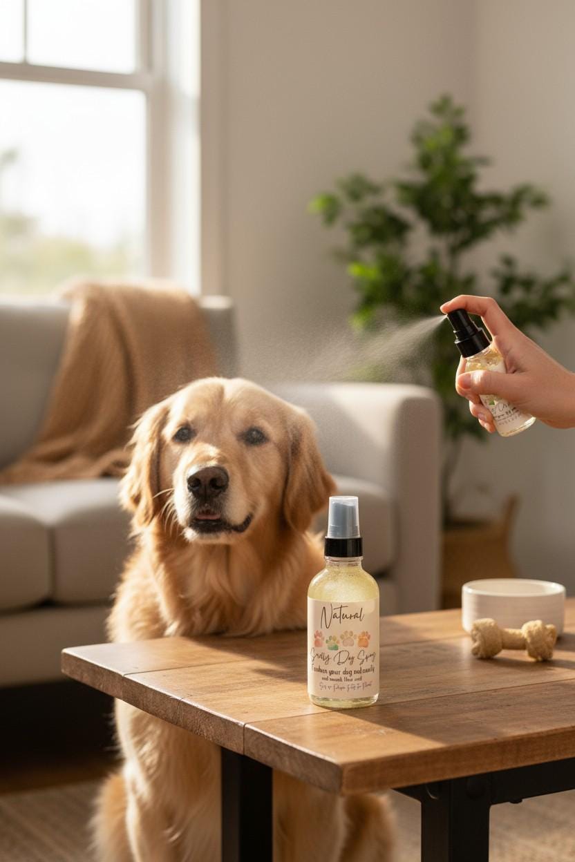Smelly Dog Spray Fresh Pet Spray Deodorizing Spray  Deodorizer Spray Odor Eliminator for Dogs Natural Coat Conditioner and Detangler - Thumbnail 7