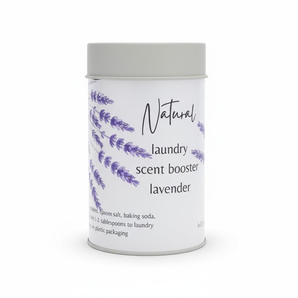 Laundry Brightener Scent Booster Natural Fabric Scent Booster No Artificial Fragrances Zero Waste Simple Ingredients  Booster for In-Wash - Thumbnail 4