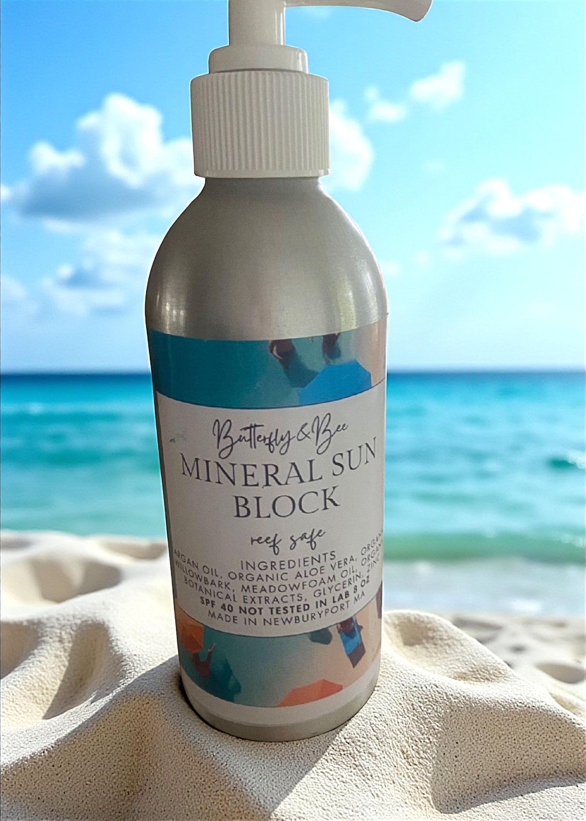 Zinc Oxide Mineral Sunscreen: Reef Safe, Natural Sunblock, Sensitive Skin