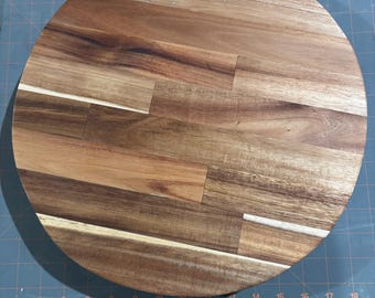 Butcher Block Lazy Susan