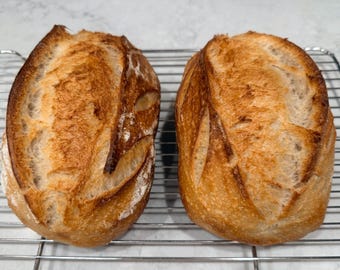 Two Sourdough 500g Loaves