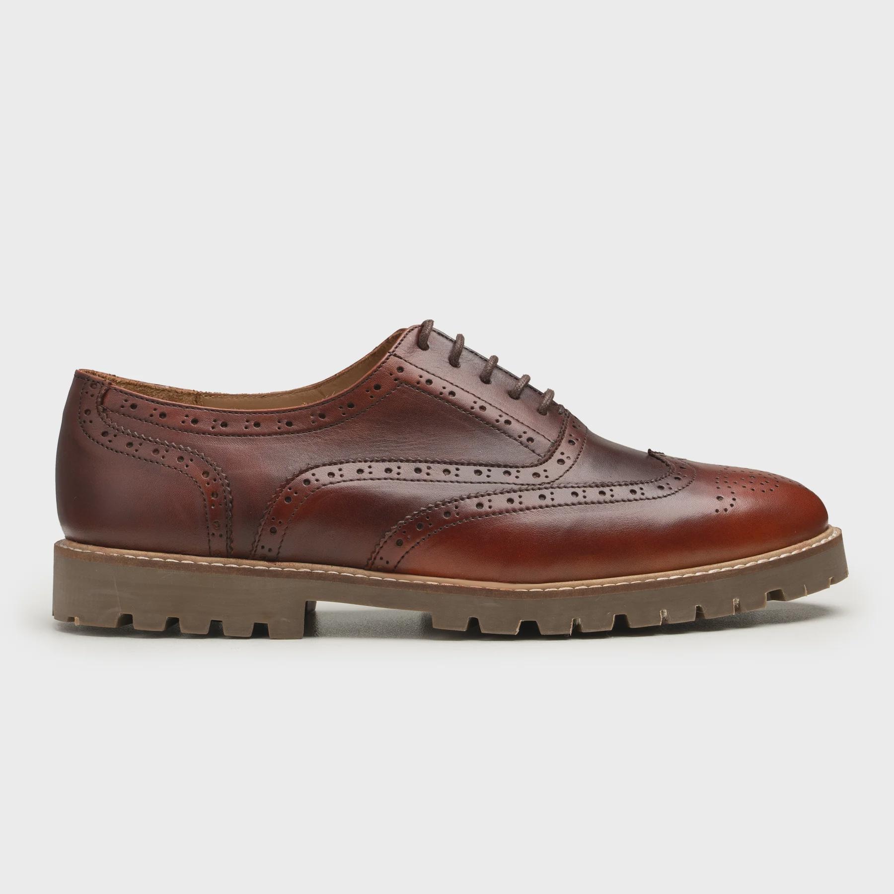 Latigo Brown Leather Wingtip Derby Oxfords Brogues & Wingtips main image 2
