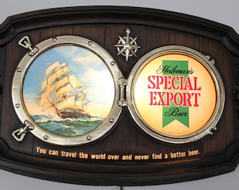 Special Export,  Lighted, Beer, Sign, Lighted Beer Sign,  Collectible, Bar, Decor, Heileman Brewing, LaCrosse, 1978