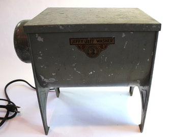 Antique Salesman Sample Jiffy Jeff Washing Machine