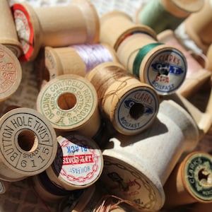 Wooden Spools, Thread, Spools, Crafts, Supplies