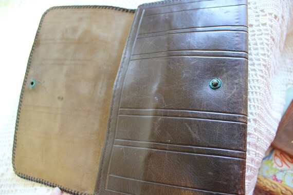 Vintage Leather Purse, Belt Purse, Fanny Pack, Ha… - image 3