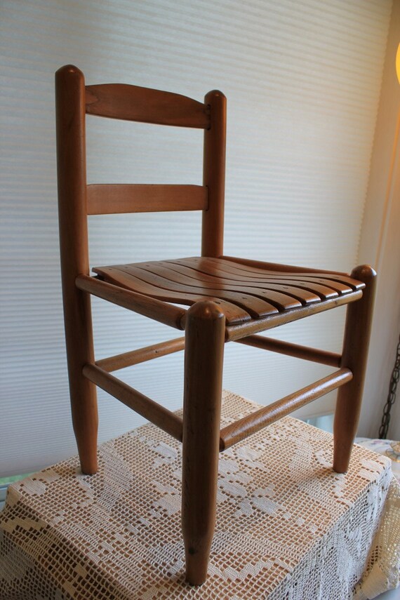 small wooden chair for child