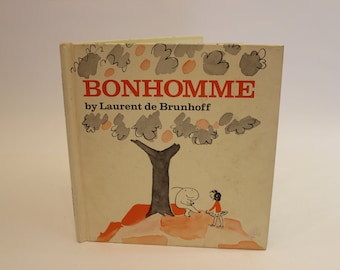 Bonhomme, Children's Book, Illustrations, Laurent de Brunhoff, 1965, Library Book