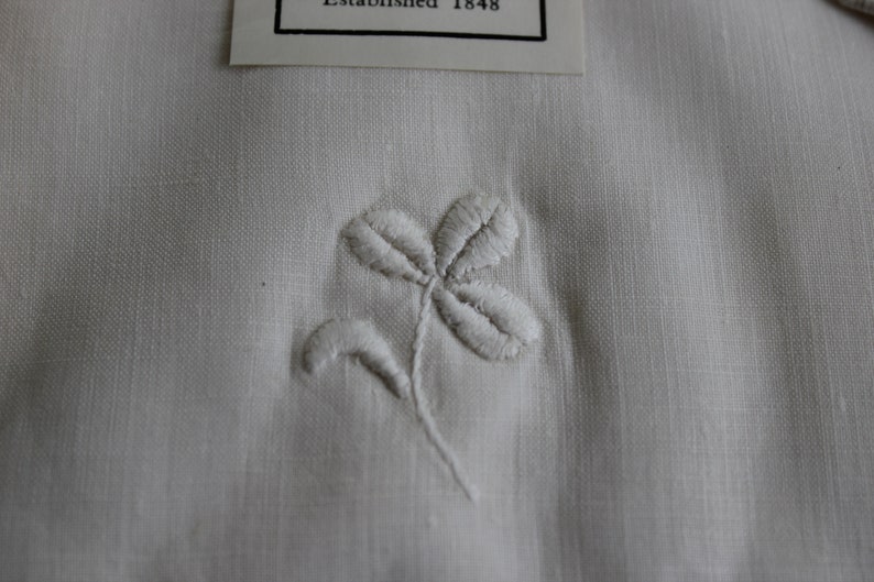 Shamrock Irish Linen Placemat and Napkin Set Placemat Etsy